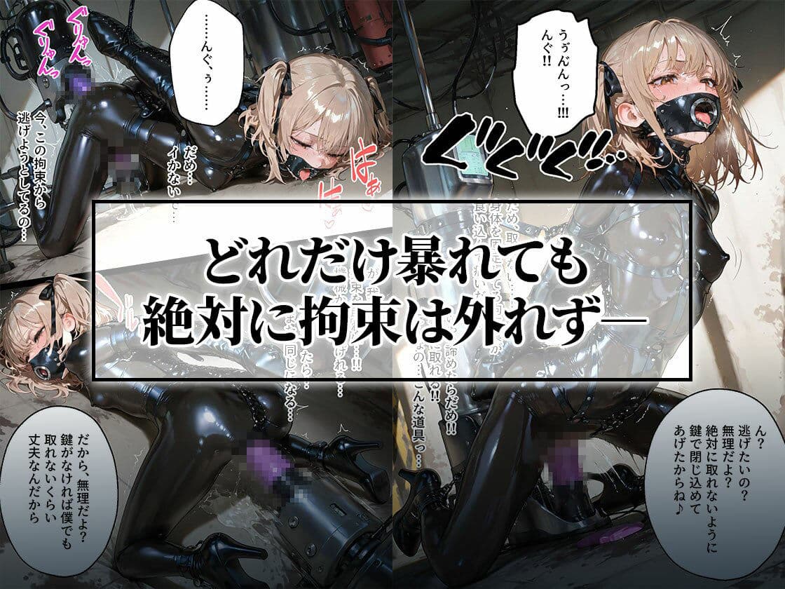 ドMラバースーツ女子の飼い方3|ペット扱い&連続マシン絶頂 サンプル 6