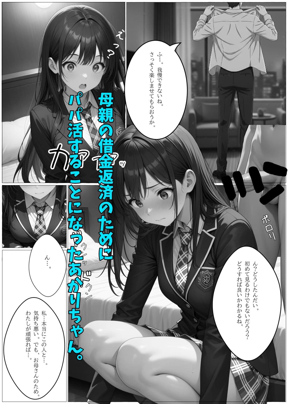 きょうせい的！？パパ活動  あかりちゃん編 サンプル 1