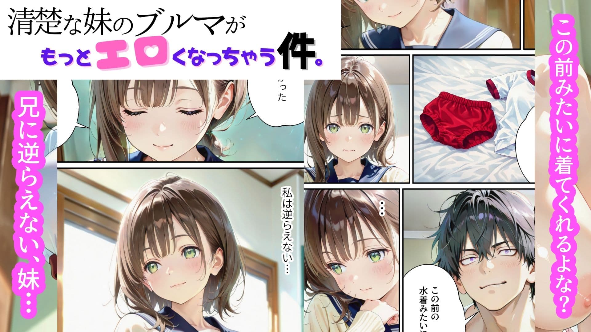 清楚な妹のブルマが、もっとエロくなっちゃう件。第3話「体操着編」 サンプル 2