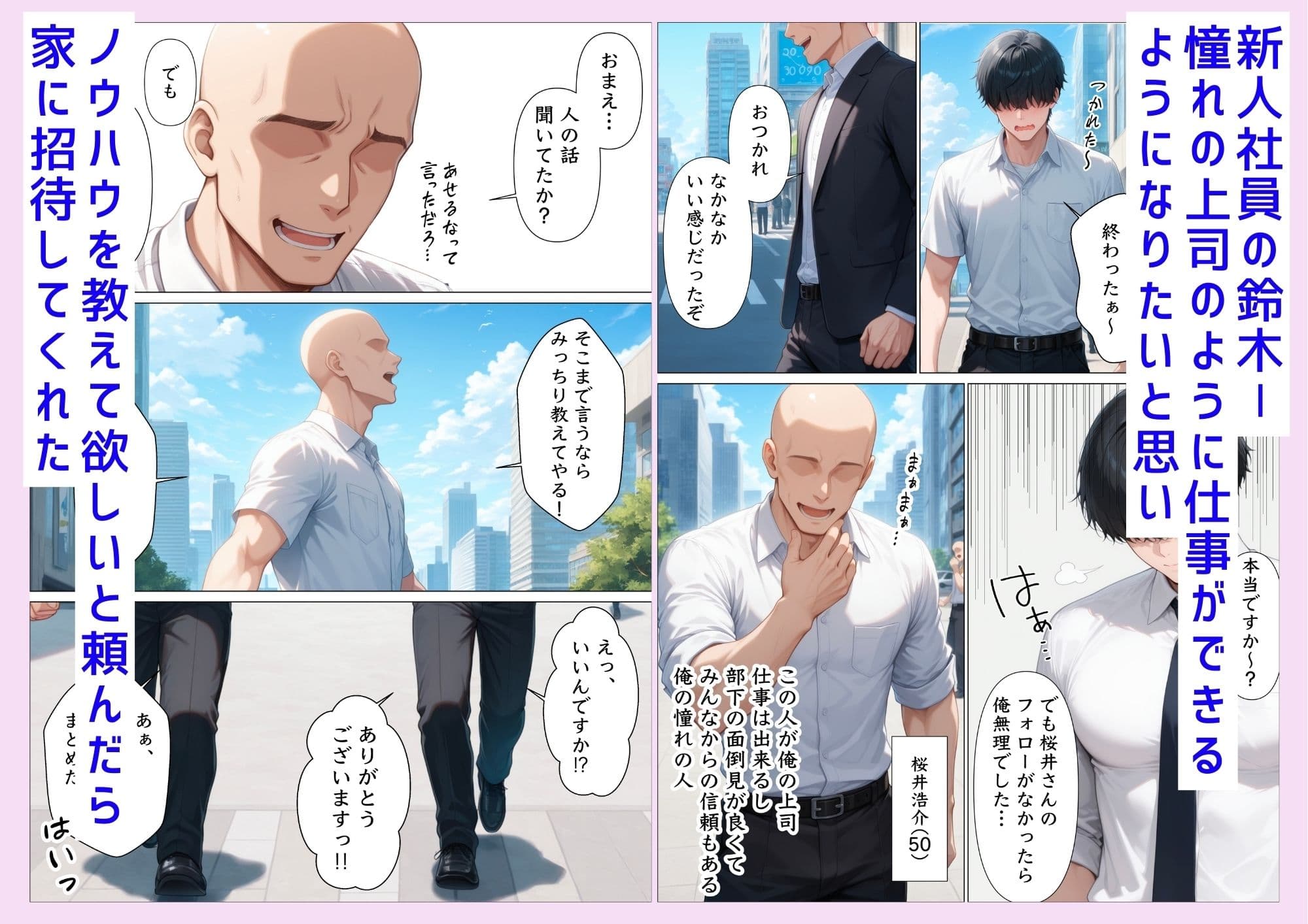 上司の家に遊びに行ったら爆乳妻と朝まで本気中出しセックスで俺のセフレになった話 サンプル 1