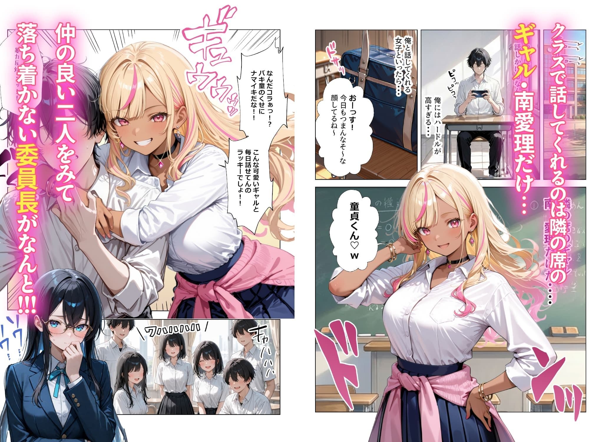 清楚彼女がいるのにギャルとの予行練習（生本番）がやめられない話【ぬるぬるエロアニメ動画同梱】 サンプル 2