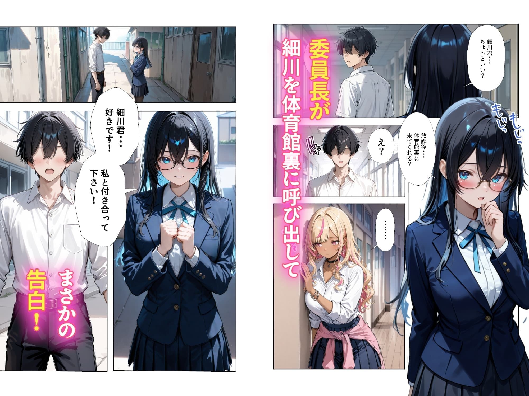 清楚彼女がいるのにギャルとの予行練習（生本番）がやめられない話【ぬるぬるエロアニメ動画同梱】 サンプル 3