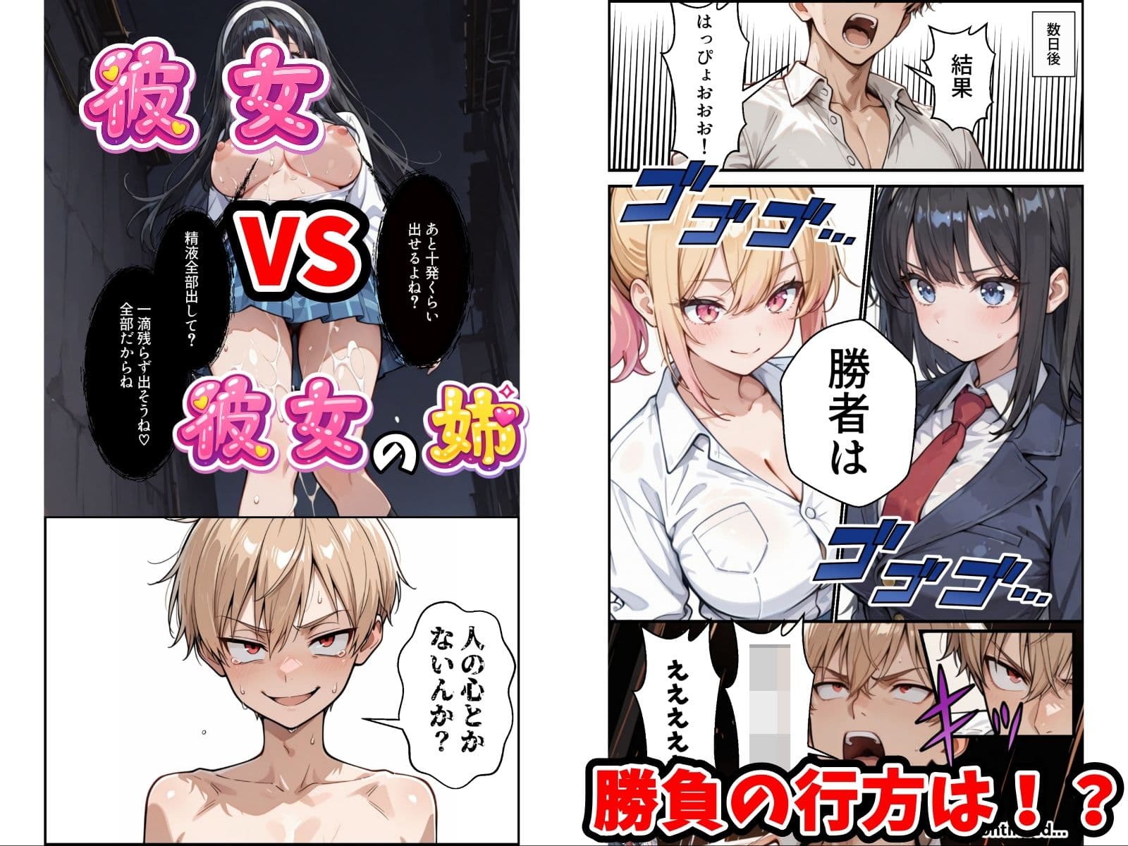 俺の彼女と彼女の姉が全力で搾り取ろうとする話 サンプル 5