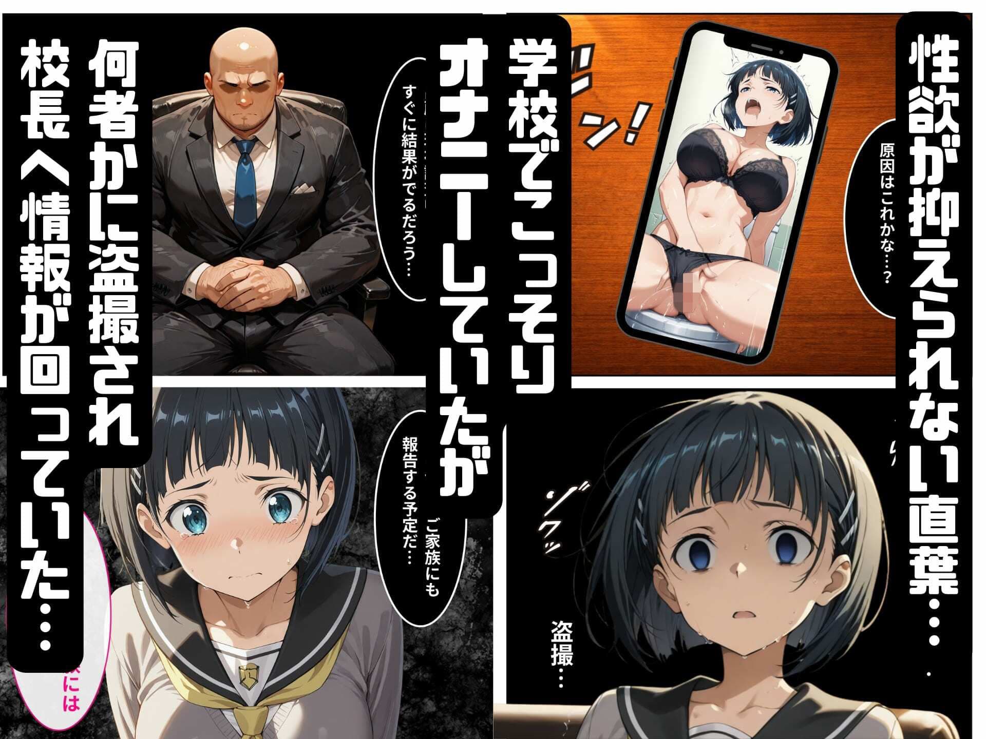寝取られた直葉-校長のちんぽでメス堕ちする サンプル 4