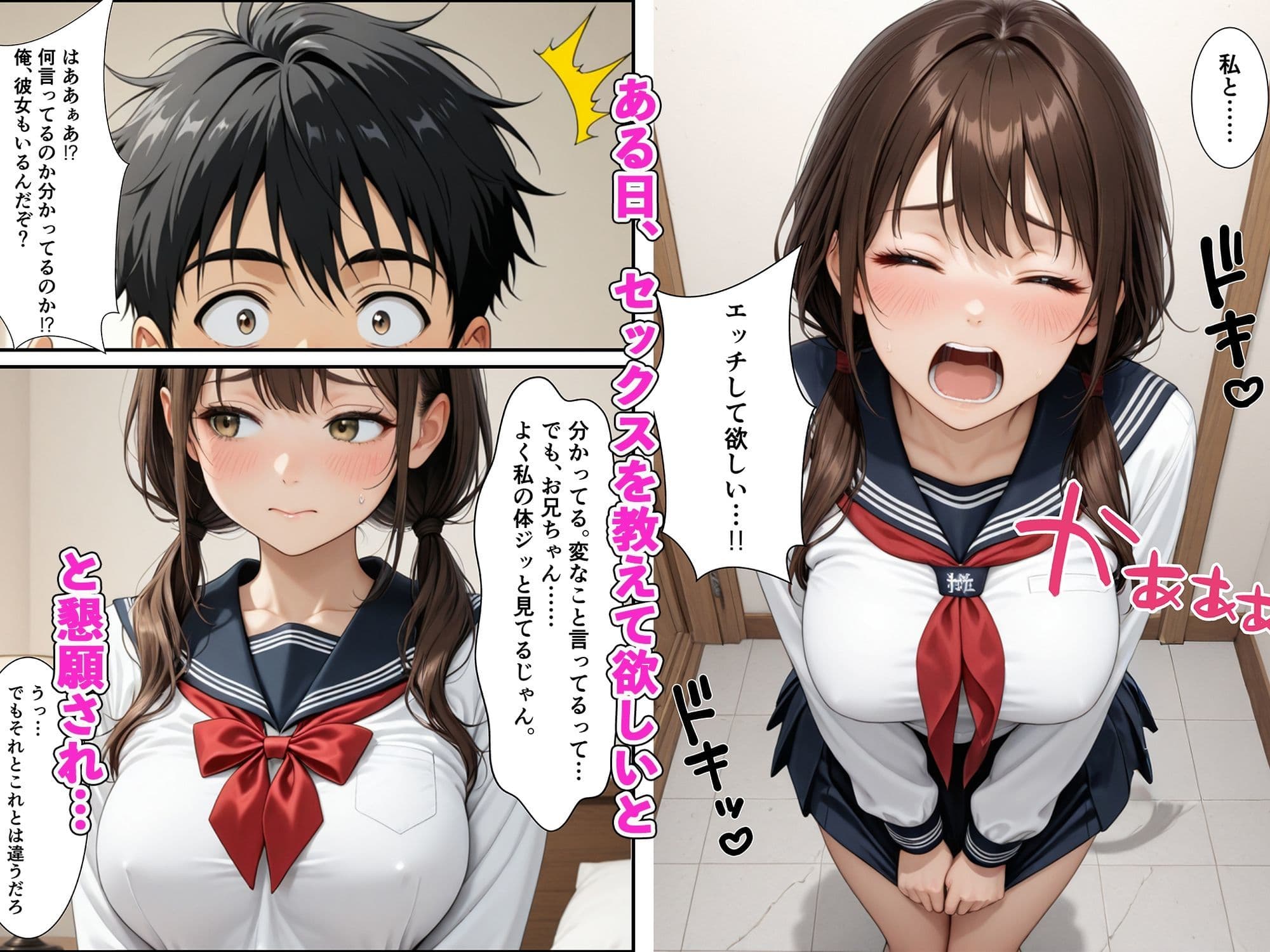 Fカップ妹と相性良すぎて生ハメSEXが止まらない サンプル 3