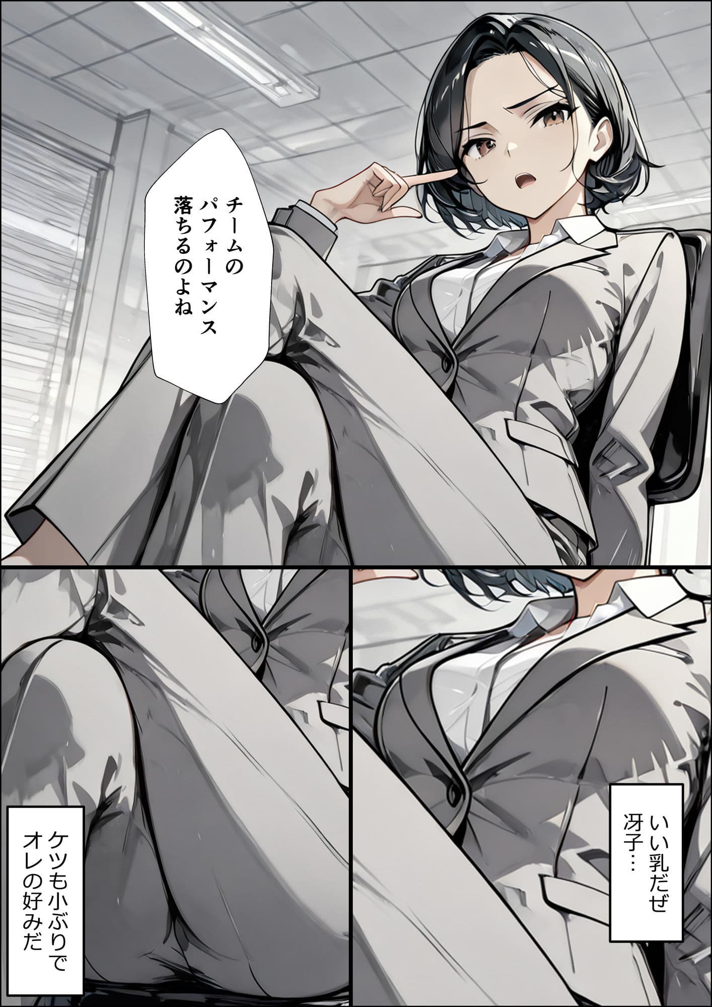 クール系女上司をHな薬でメス堕ちさせてみた サンプル 7