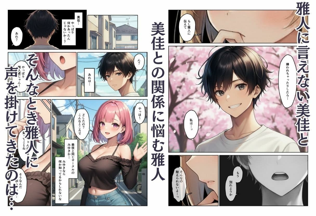 ギャル彼女寝取られ 最愛の彼女はサークルの旅行で寝取られていた サンプル 5