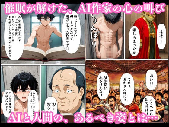 【AI生成】コミックイベント・逆転ハック！〜AI作家の俺が禁断の催●リモコンで巨乳コスプレイヤーに、アンチの目の前で発情中出し〜 サンプル 10