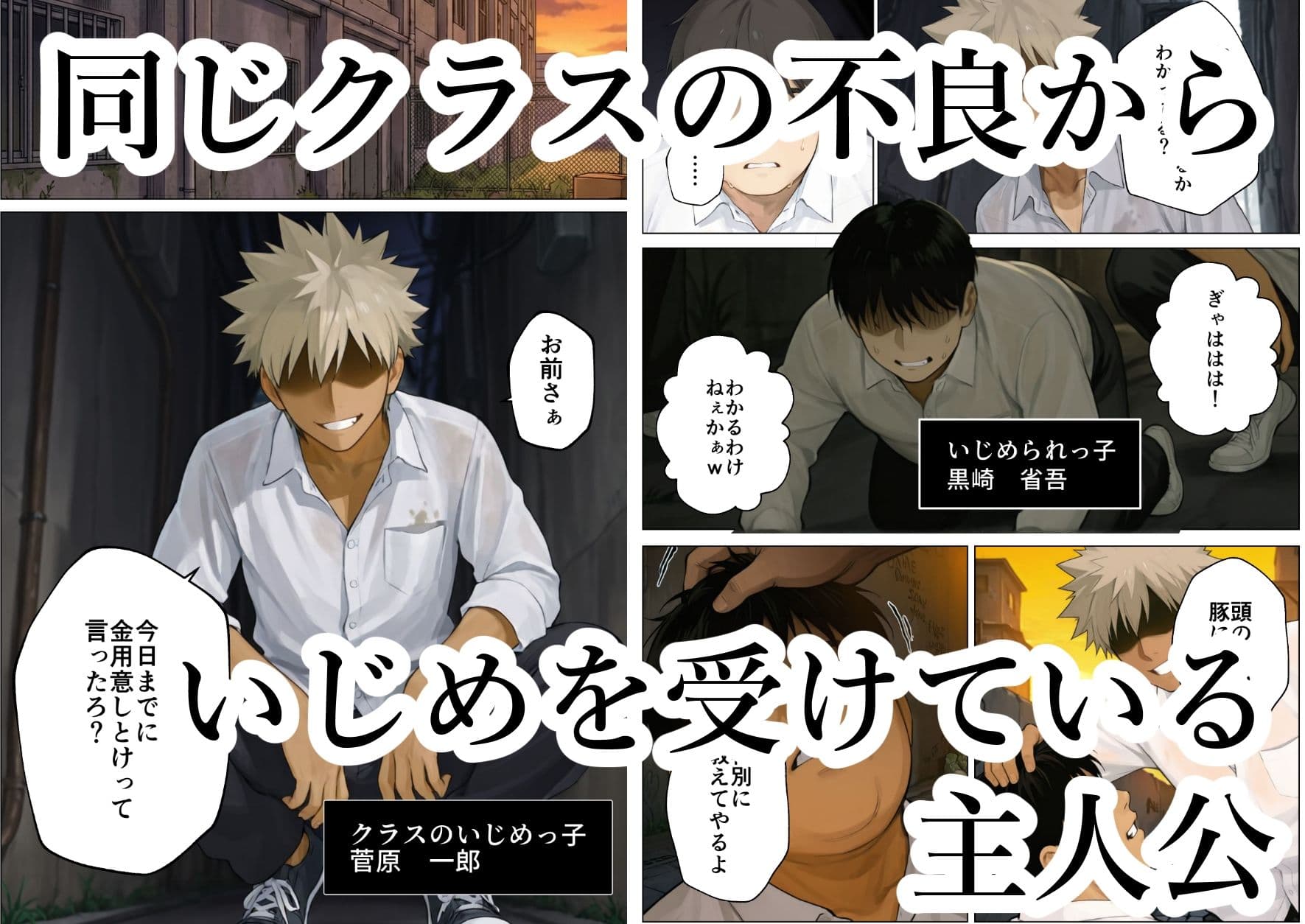 簒奪-いじめられっ子の僕が、いじめっ子の彼女寝とって復讐した話- サンプル 1