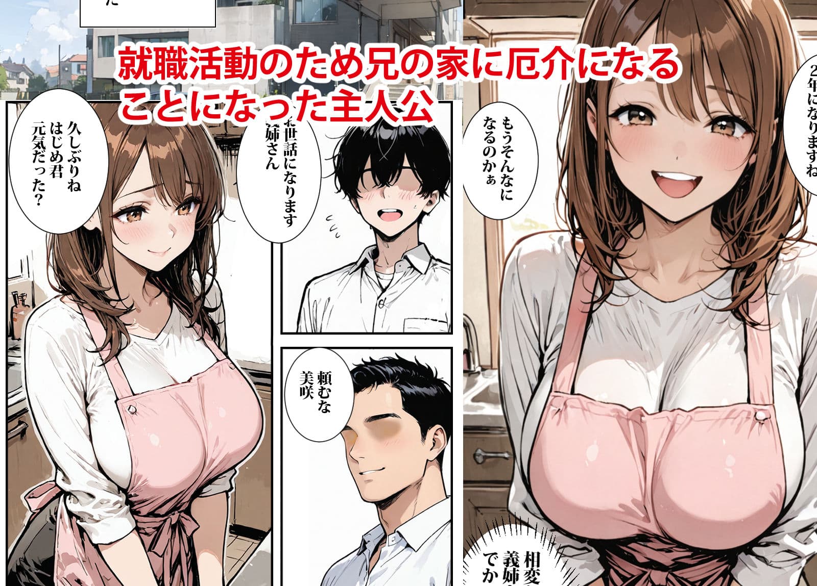 義姉の悩みを聞いていたらいつの間にかHな関係に… サンプル 1