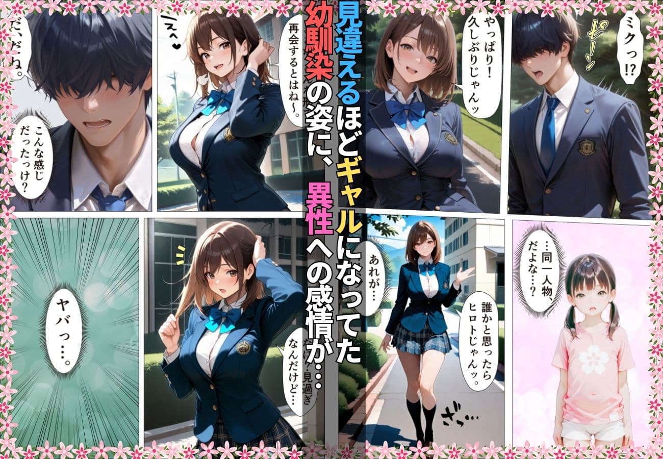 久々に再会した幼馴染が痴女で誘惑されガチハメSEXした件【コミック】【女子校生】【いちゃラブ】【淫乱】【150p】 サンプル 2