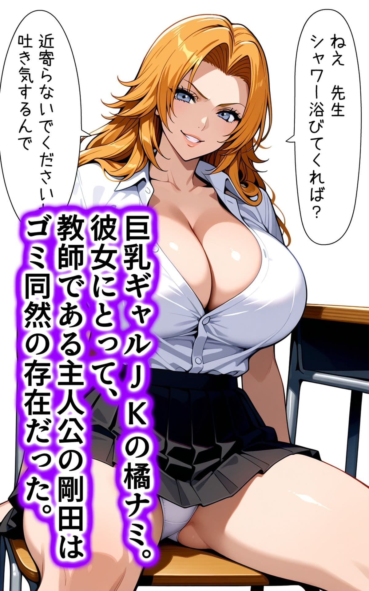 洗脳電波で性指導 生意気な巨乳ギャルJKの常識を書き換え洗脳支配し、エッチな命令で俺のオモチャにした話 サンプル 1