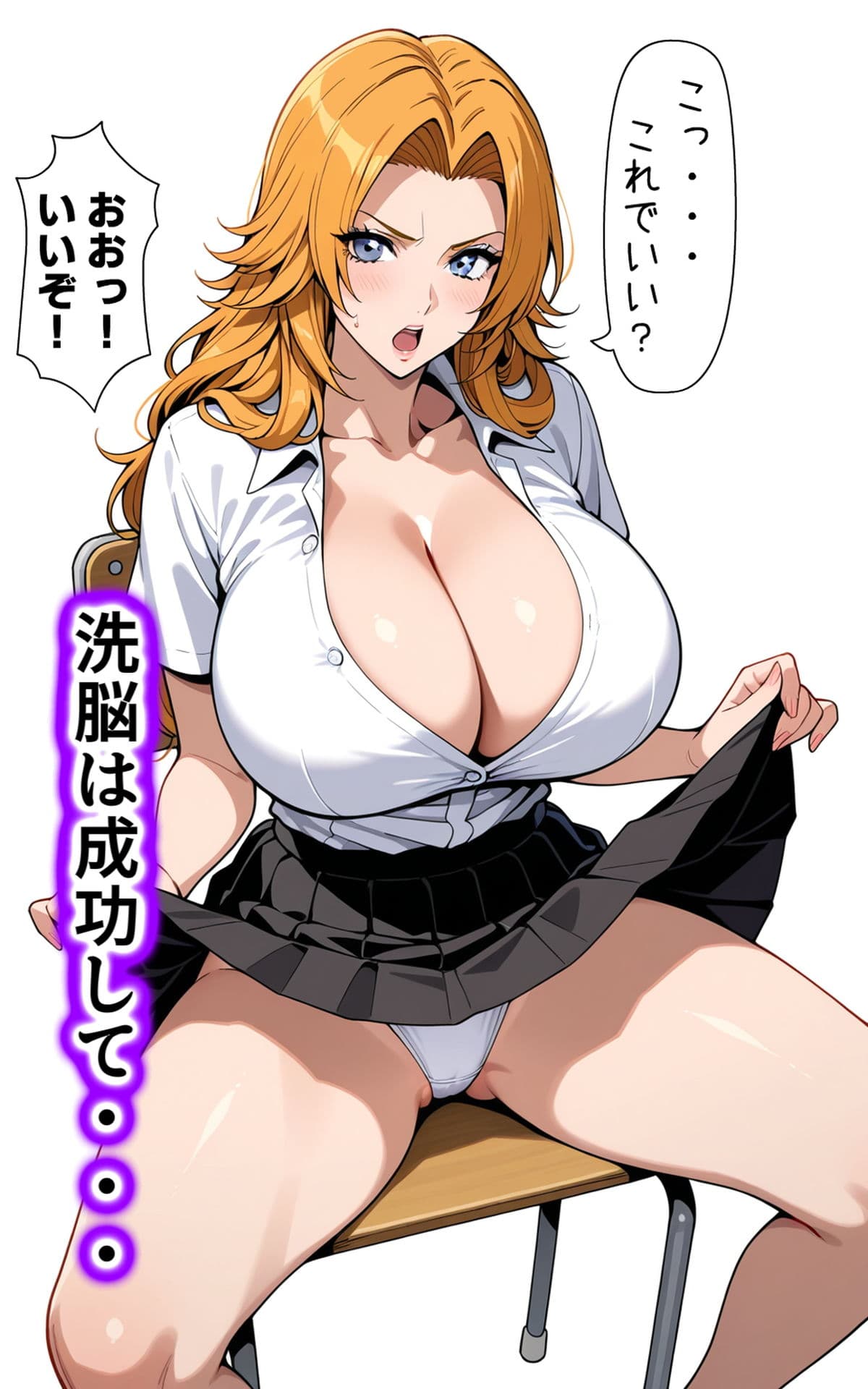 洗脳電波で性指導 生意気な巨乳ギャルJKの常識を書き換え洗脳支配し、エッチな命令で俺のオモチャにした話 サンプル 4