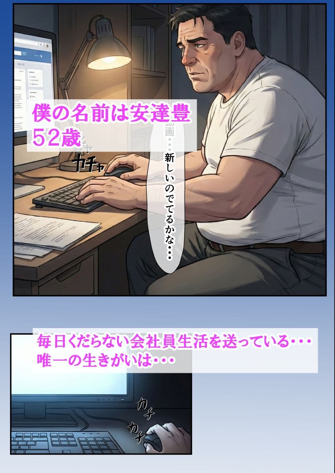 昼は清楚な部下、夜はドスケベ配信者の涼子さん。冴えない上司の肉棒に教え込まれ、自ら種を欲しがる肉便器に堕ちる サンプル 1