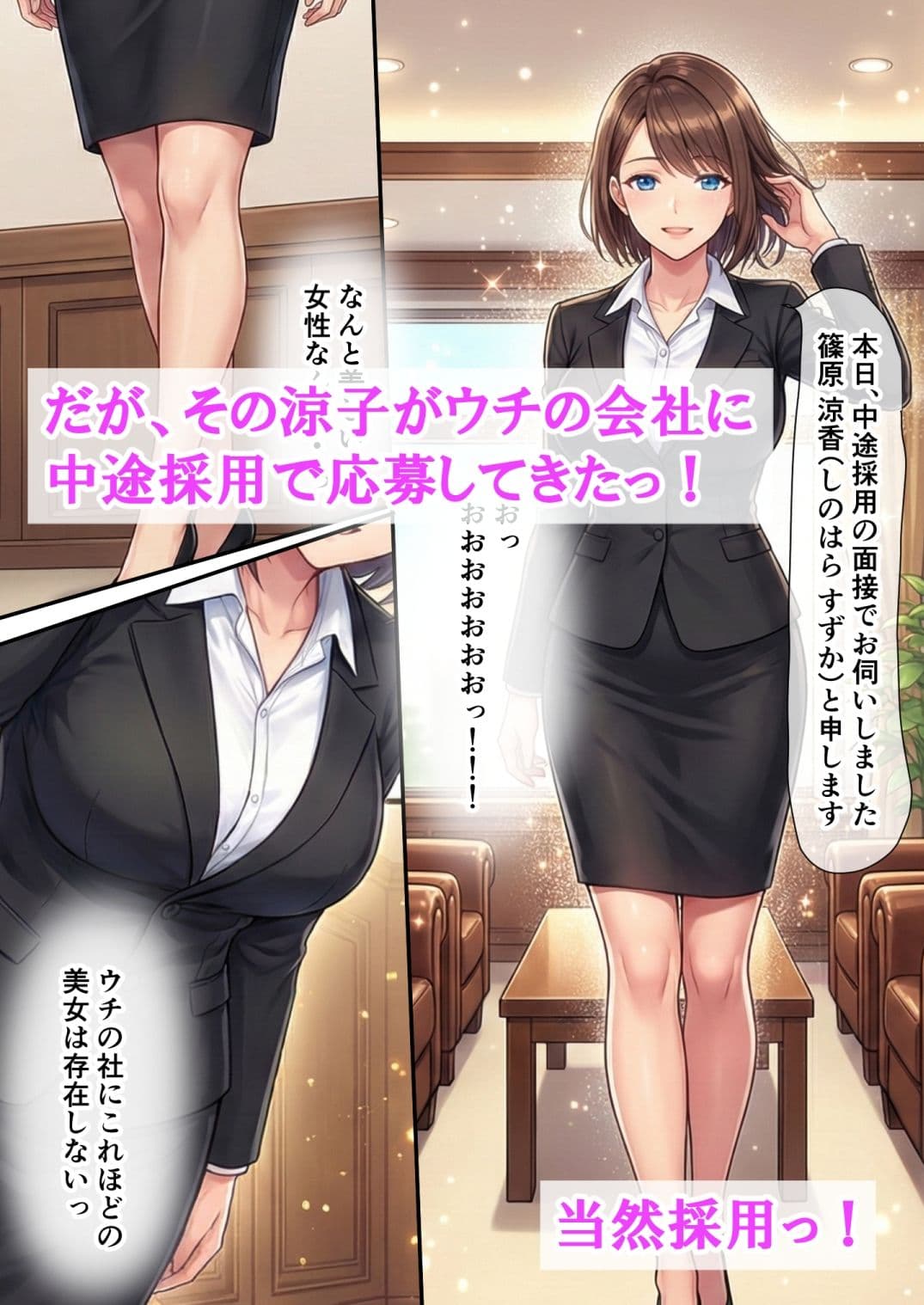 昼は清楚な部下、夜はドスケベ配信者の涼子さん。冴えない上司の肉棒に教え込まれ、自ら種を欲しがる肉便器に堕ちる サンプル 5