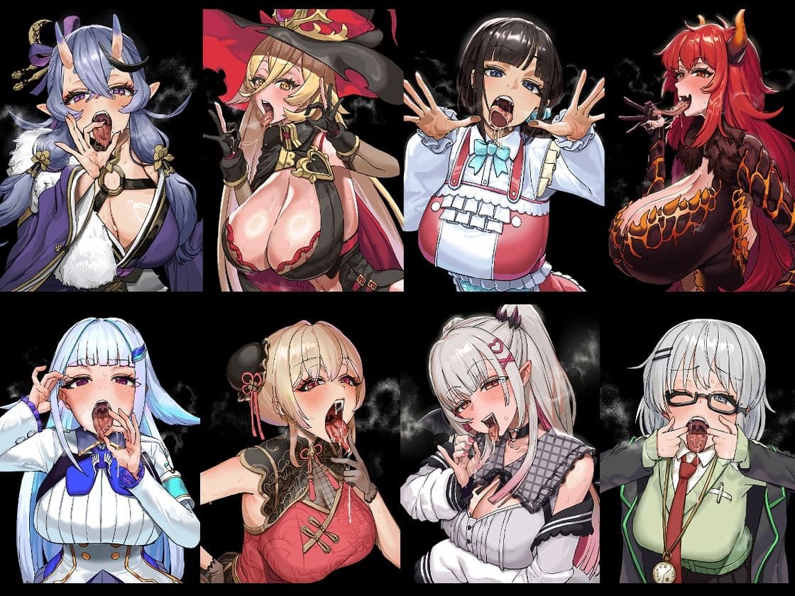 VTuberまとめ本  ケケ炭BOX サンプル 8