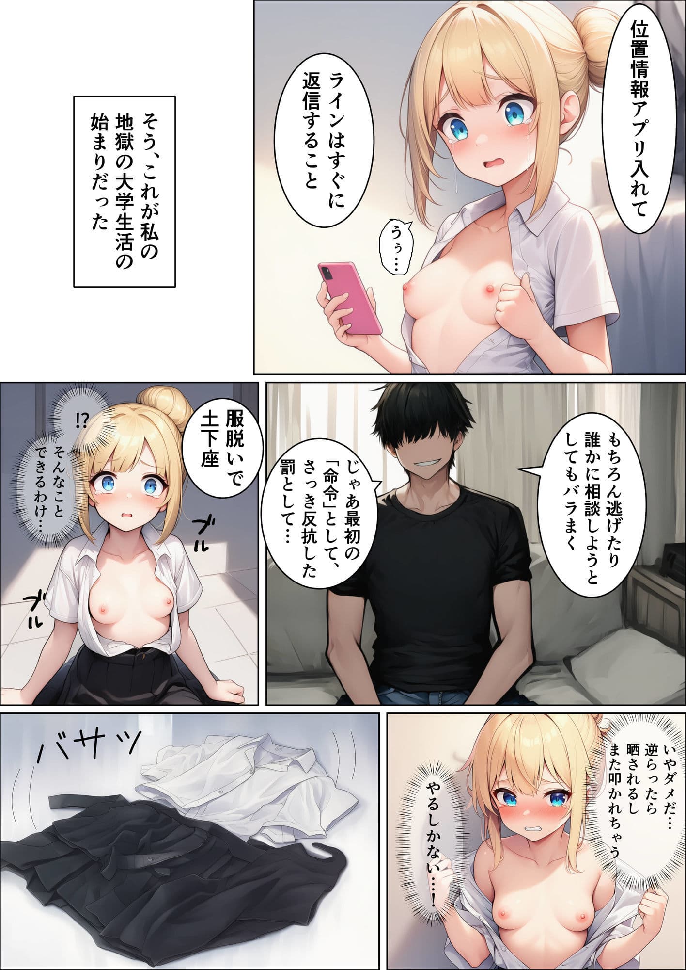 初めての勧誘で人生が変わっちゃった女の子の話  ご主人様との出会い編 サンプル 4