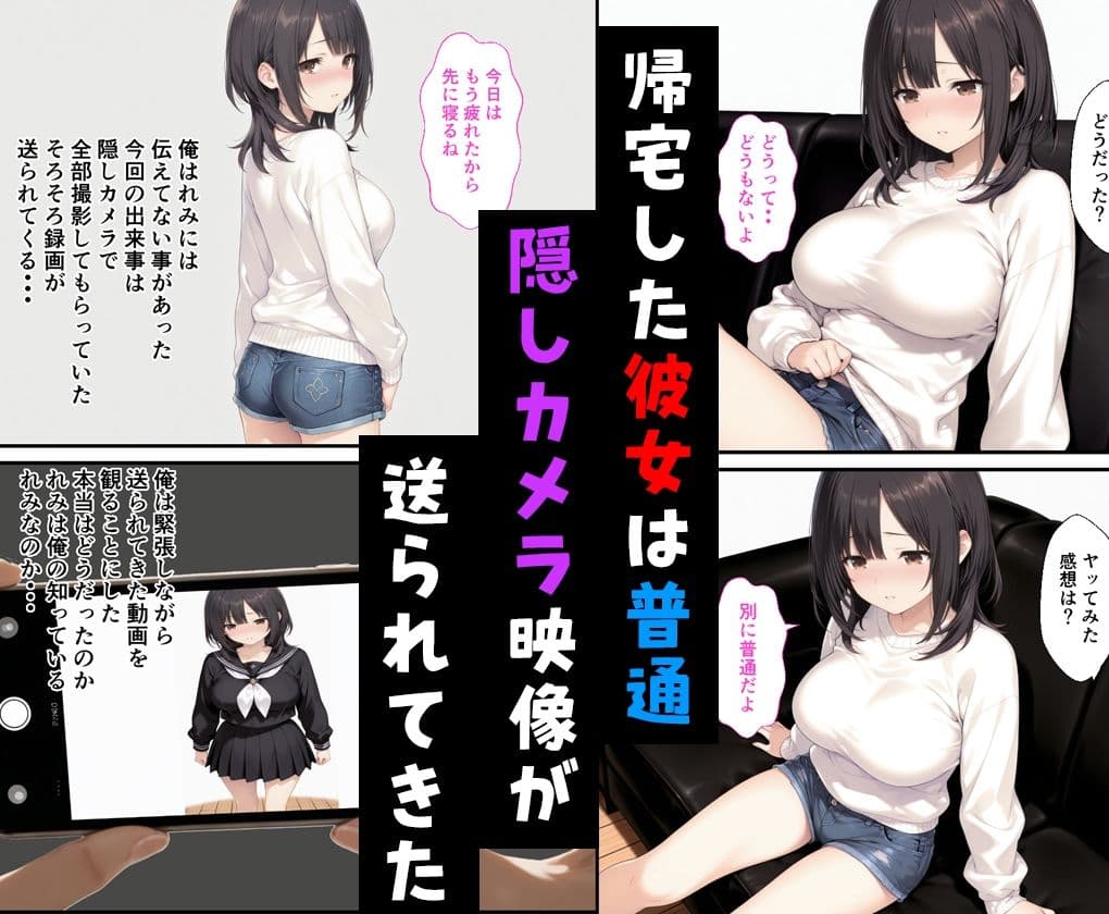 彼女とエロ配信したら高額で彼女とヤリたいって人が… サンプル 5