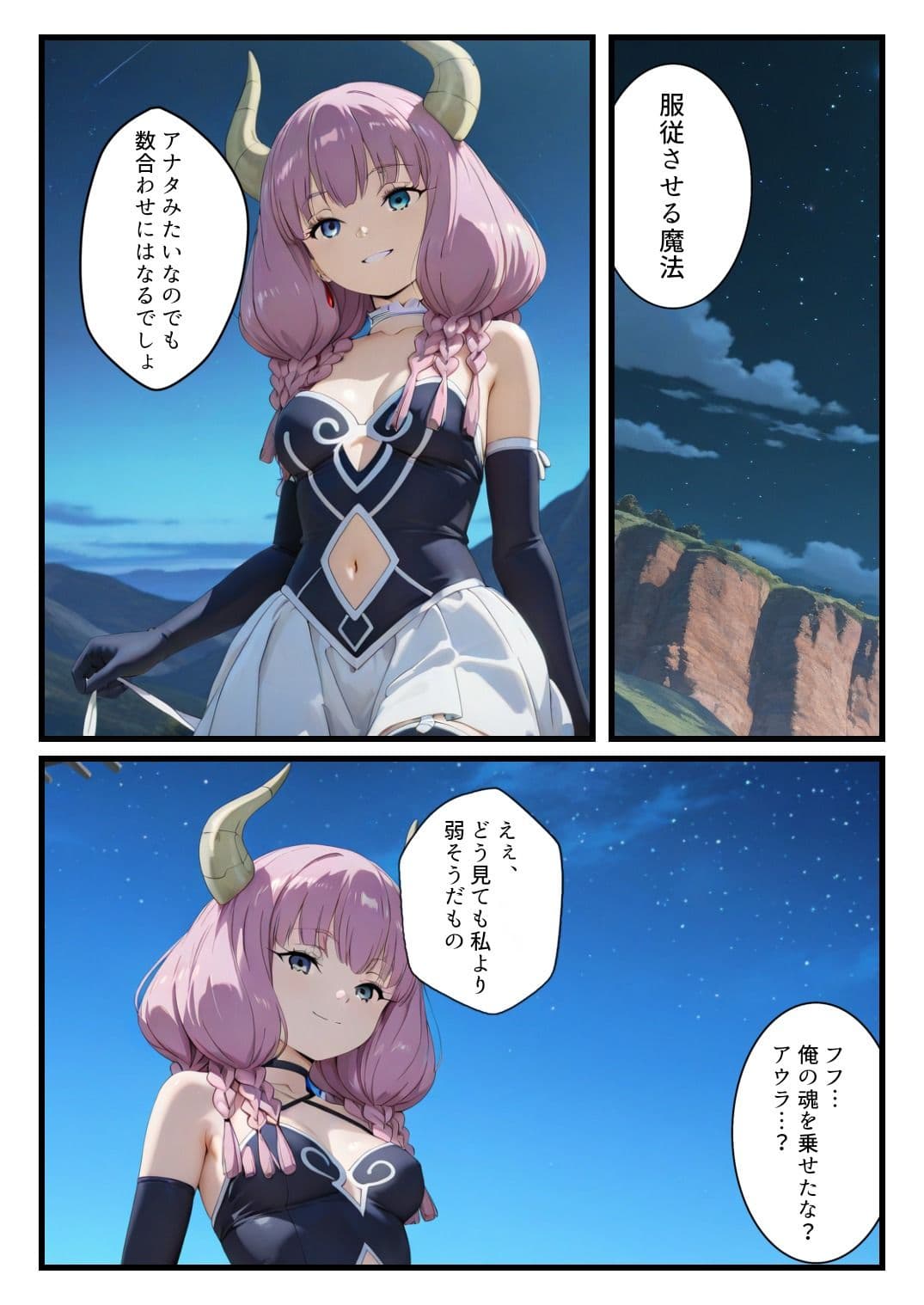 敗北の七崩賢〜魔力勝負に負けたアウラに命令してみた〜 サンプル 1