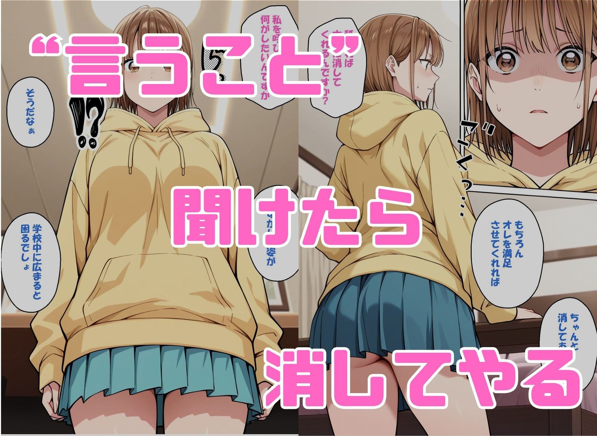 寝取られ女子 弱みをネタに支配された 鹿〇千夏 サンプル 2