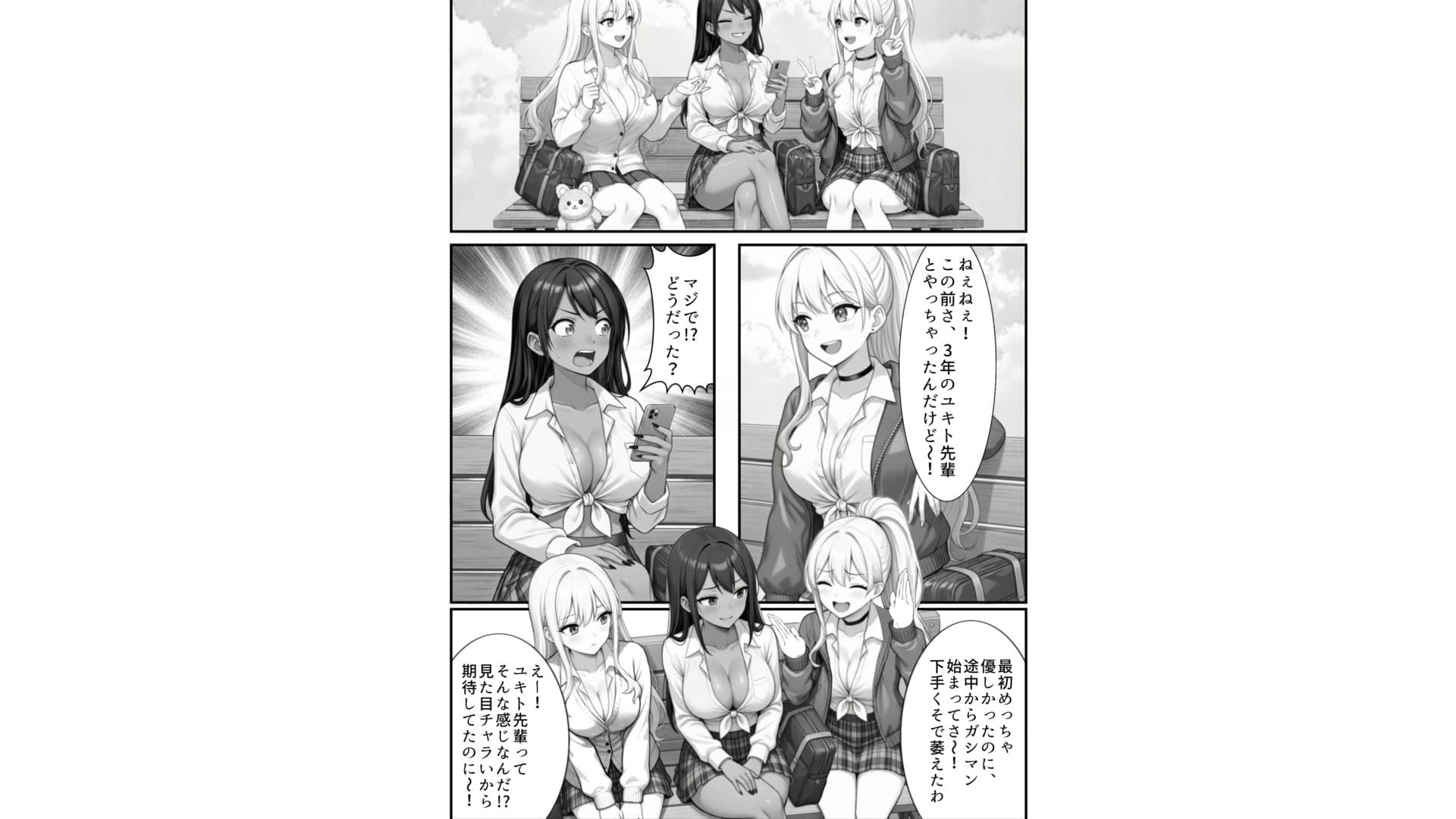 見せかけビッチギャルの本気処女喪失〜陰キャのヤバテクで何度もハメられイかされる〜 サンプル 1