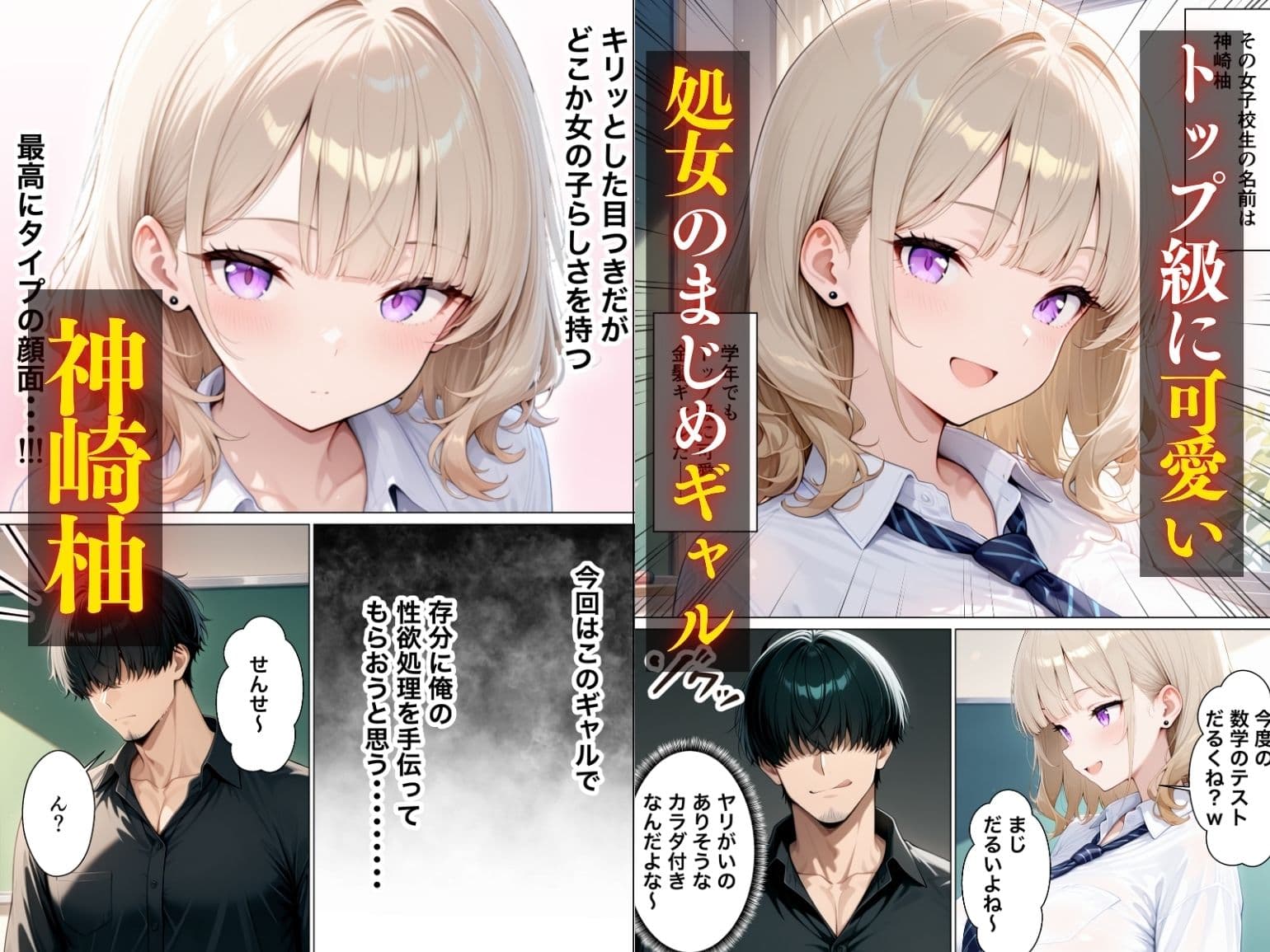 まじめ処女の教え子ギャルがクズ教師に開発される話 サンプル 2
