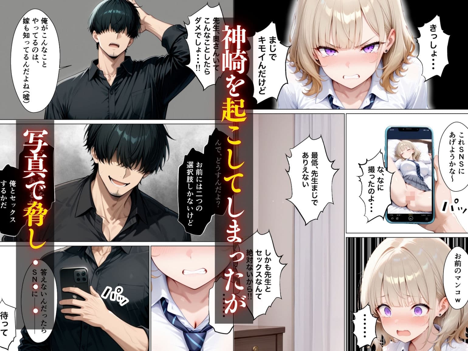 まじめ処女の教え子ギャルがクズ教師に開発される話 サンプル 5