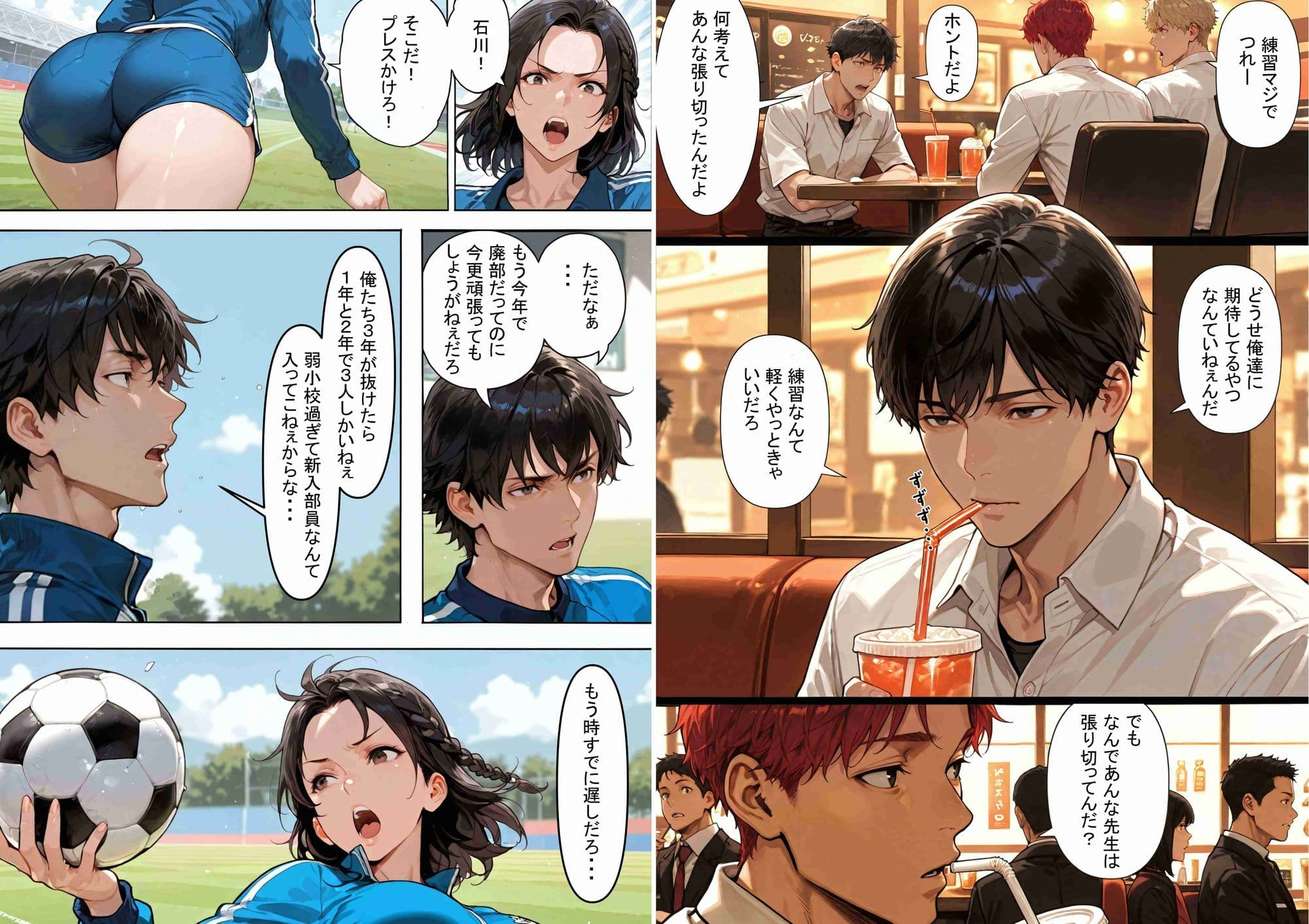 優勝の代償に身体を差し出した既婚女性監督の話。 サンプル 2