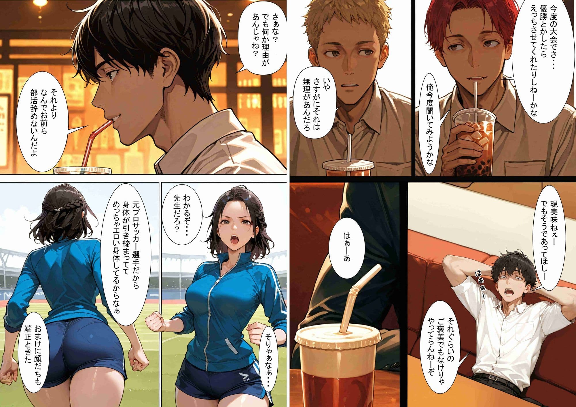 優勝の代償に身体を差し出した既婚女性監督の話。 サンプル 3