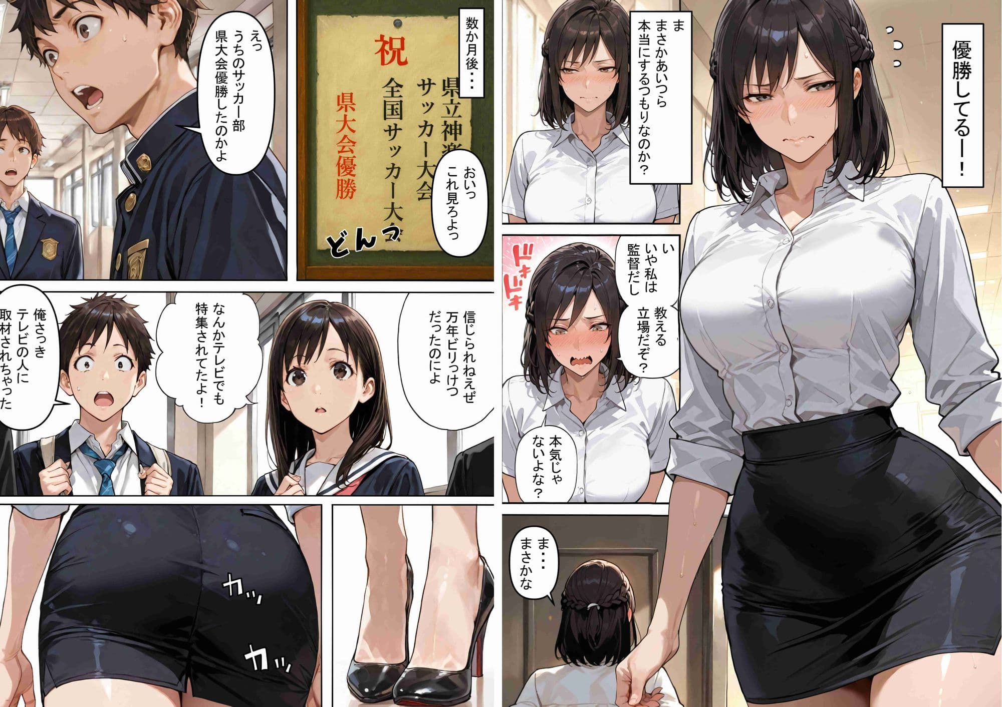 優勝の代償に身体を差し出した既婚女性監督の話。 サンプル 7