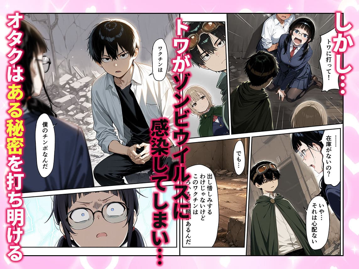 ゾンビに支配された学園で冴えない童貞のオタク君が少女たちの救世主になる話2 サンプル 5