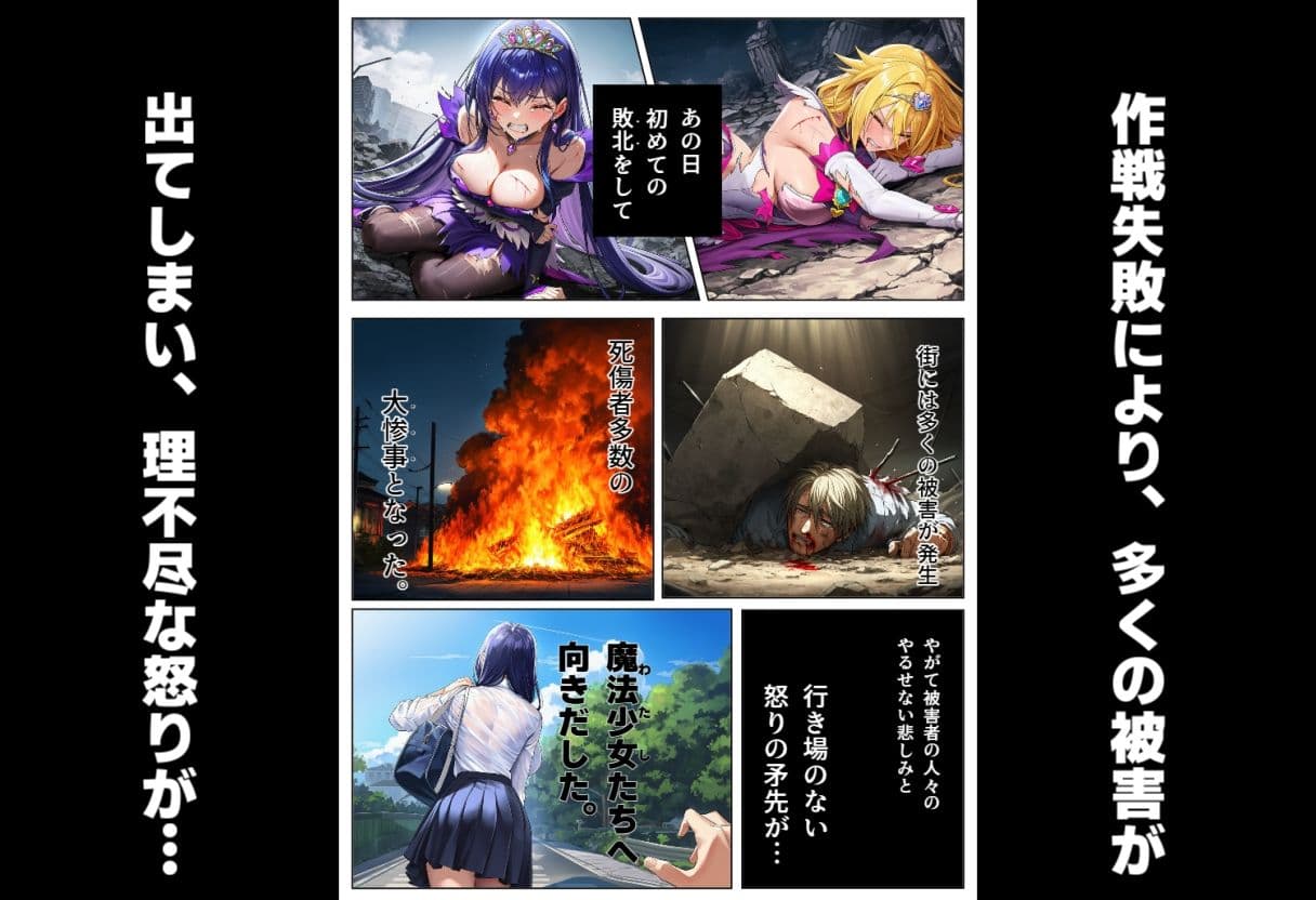 【お試し価格】敗北魔法少女の末路 〜地獄の学校生活編  前編〜 サンプル 2