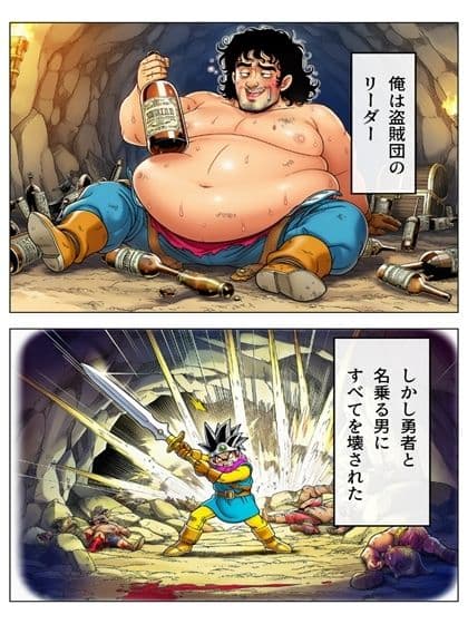 勇者に壊滅させられた盗賊のリーダーがモシャスを覚えました  導入編  p46＋あとがき1枚 サンプル 1