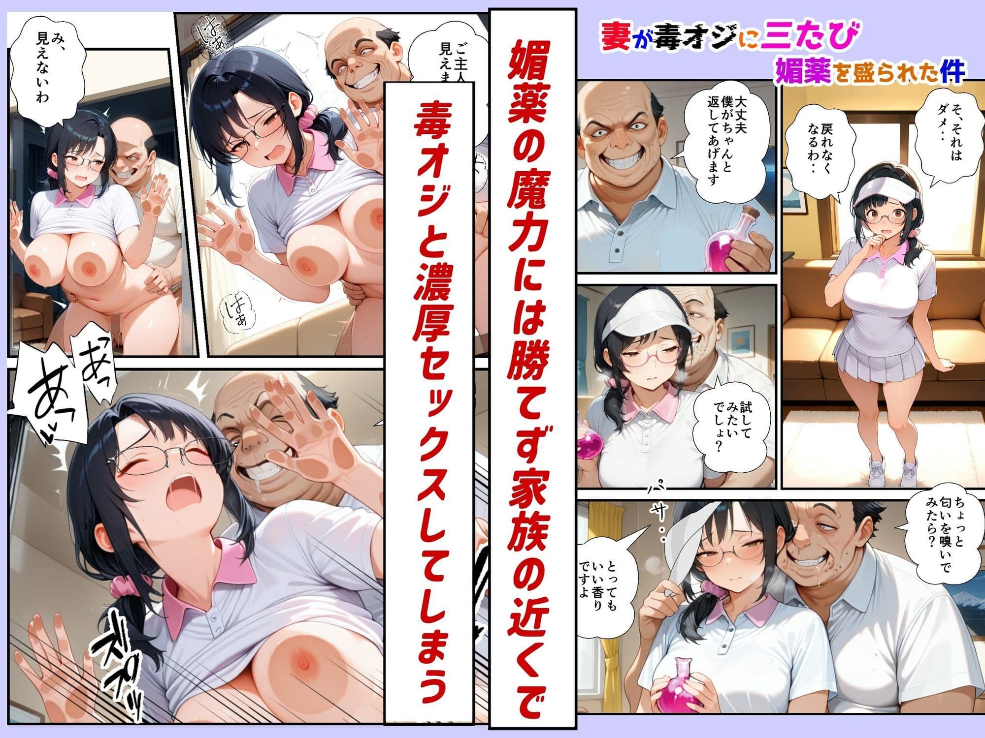 妻が毒オジに媚薬を盛られた件総集編1〜3 サンプル 10