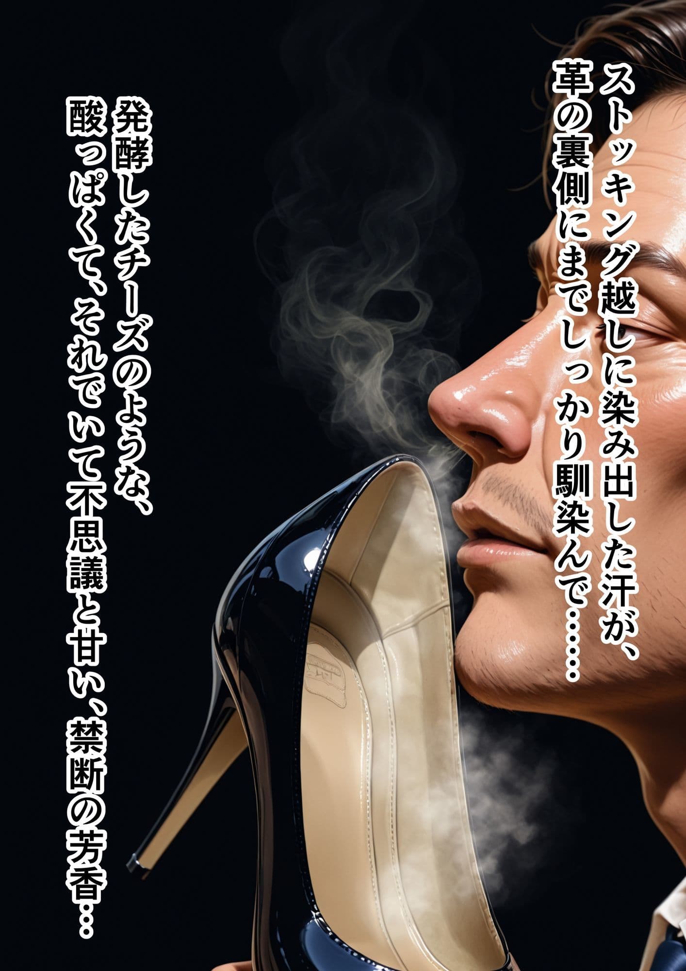 【匂いフェチ】足臭 〜エリート女上司の激蒸れ黒スト。一日中歩いたOLの「臭い」と熟成発酵した芳香〜 サンプル 3