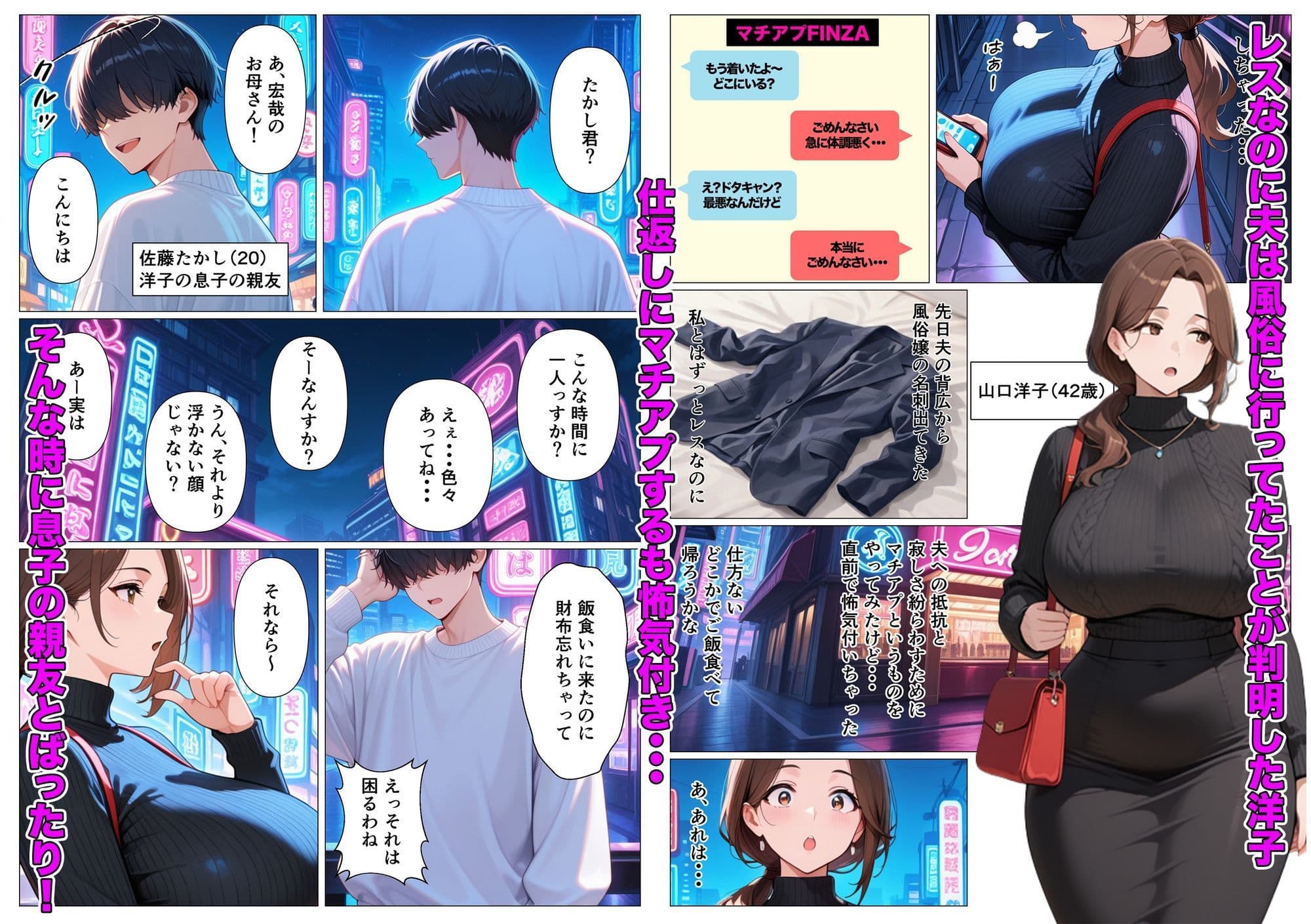 背徳感に負けたGカップむちむち人妻  息子の親友と本能剥き出しセックスした話〜欲求不満母からメスになった夜〜 サンプル 2