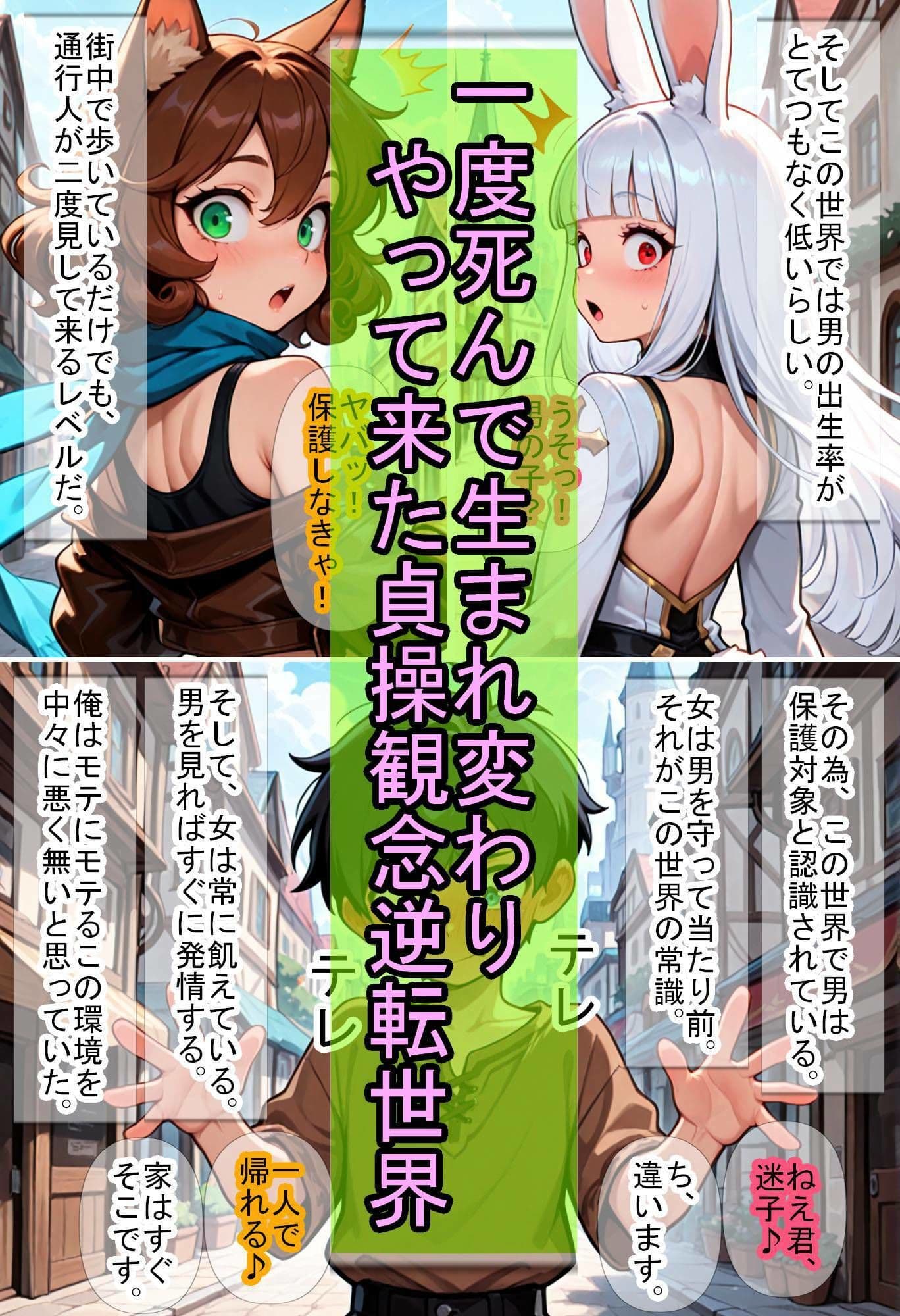 貞操逆転世界の異世界男娼 サンプル 1