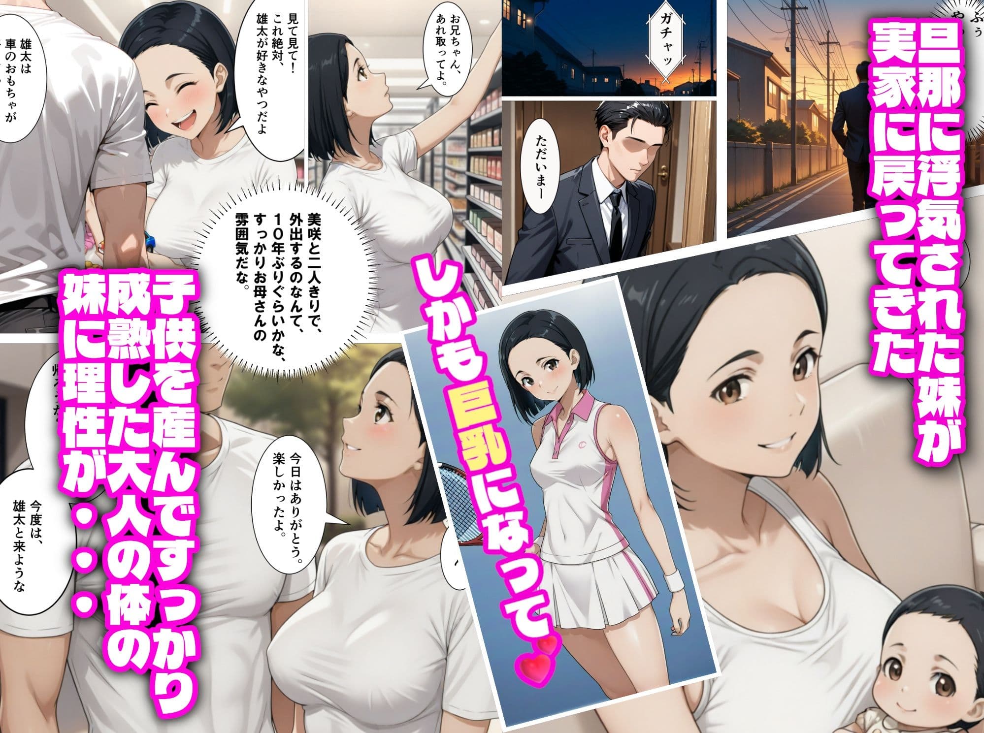 出戻り妹が巨乳になっていたので嫁にしてしまった話 サンプル 1