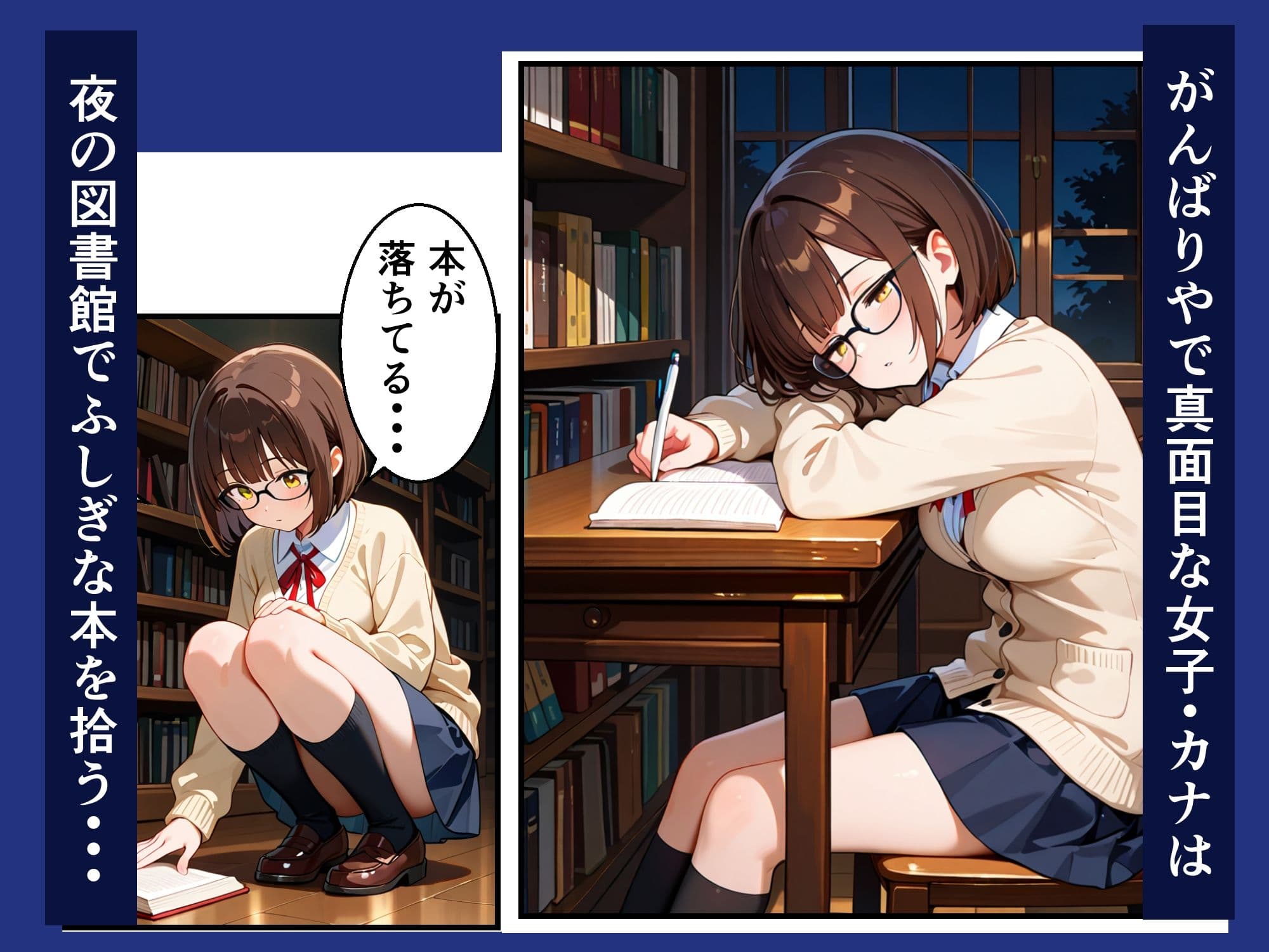 触手図書館の夜 サンプル 1