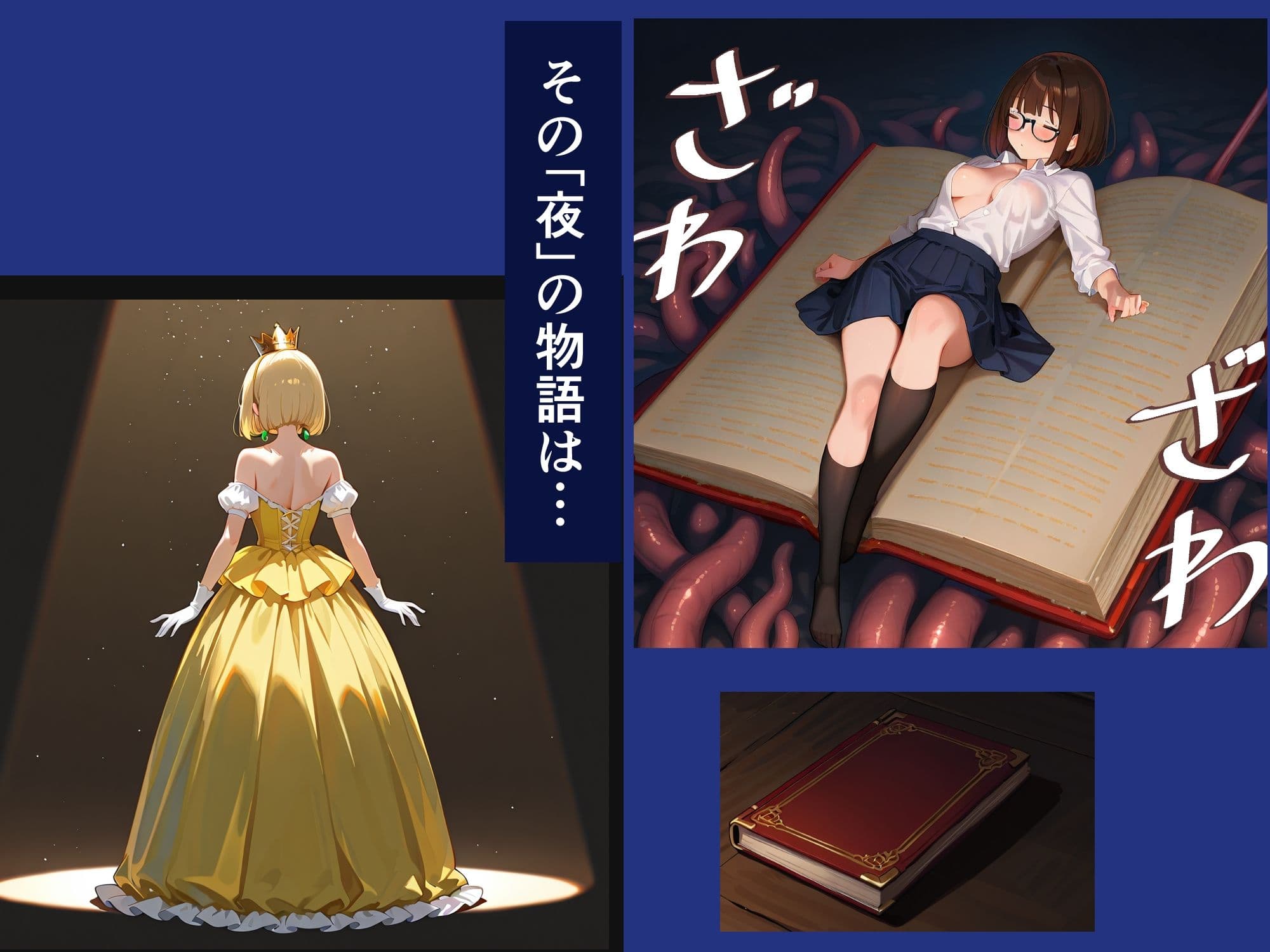 触手図書館の夜 サンプル 7