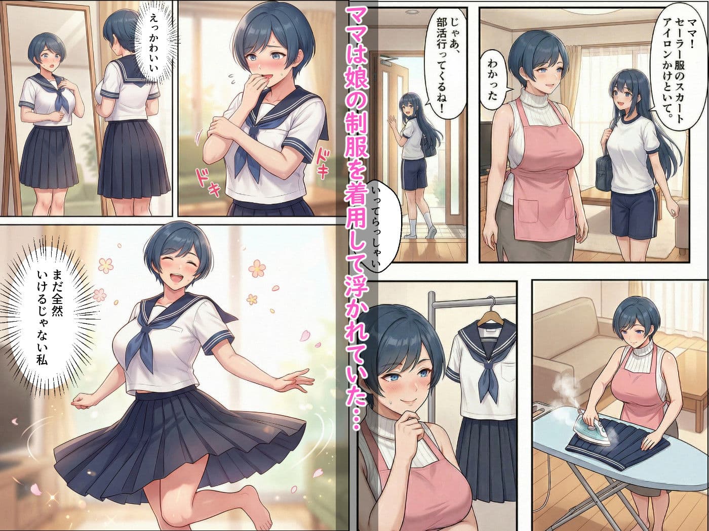 勝気ママの甘い弱点 〜ママが息子の甘いSEXで子宮までとろけちゃう話 サンプル 1