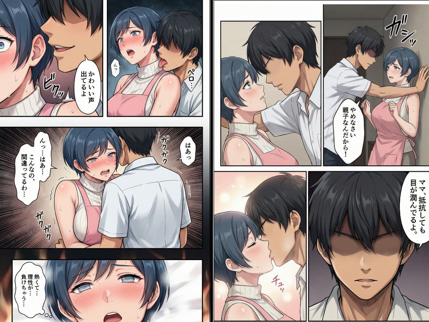 勝気ママの甘い弱点 〜ママが息子の甘いSEXで子宮までとろけちゃう話 サンプル 6