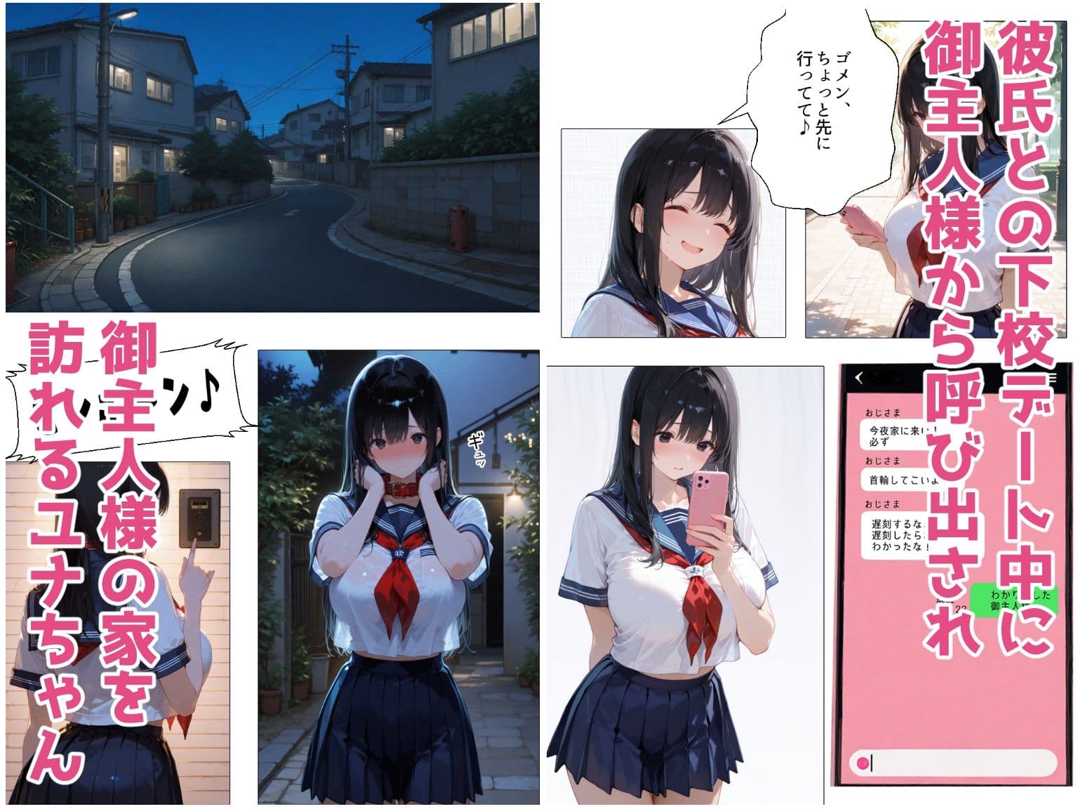 おじさんの性奴●になったユナちゃんの調教日記 サンプル 1