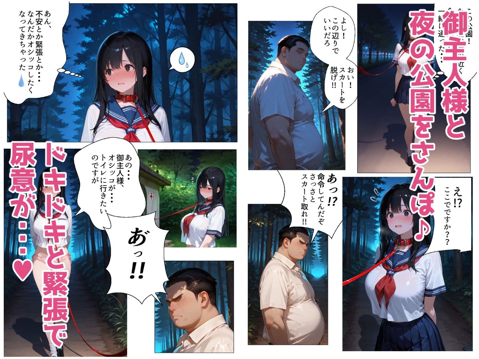 おじさんの性奴●になったユナちゃんの調教日記 サンプル 2