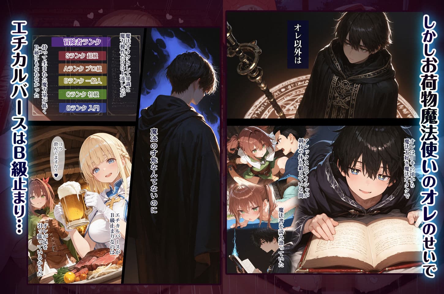 幼馴染冒険者パーティーのお荷物魔法使いオレ 失われた高等魔法スリープを覚えて皆にようやく恩返し！と思ったけど性欲を抑えきれずパーティーメンバーの眠姦孕ませレ◯プに使ってしまう サンプル 3