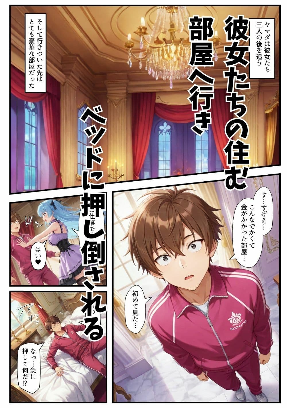 異世界転生したら束縛地雷系ゴスロリ女性に囲まれてハーレムになった話 サンプル 5