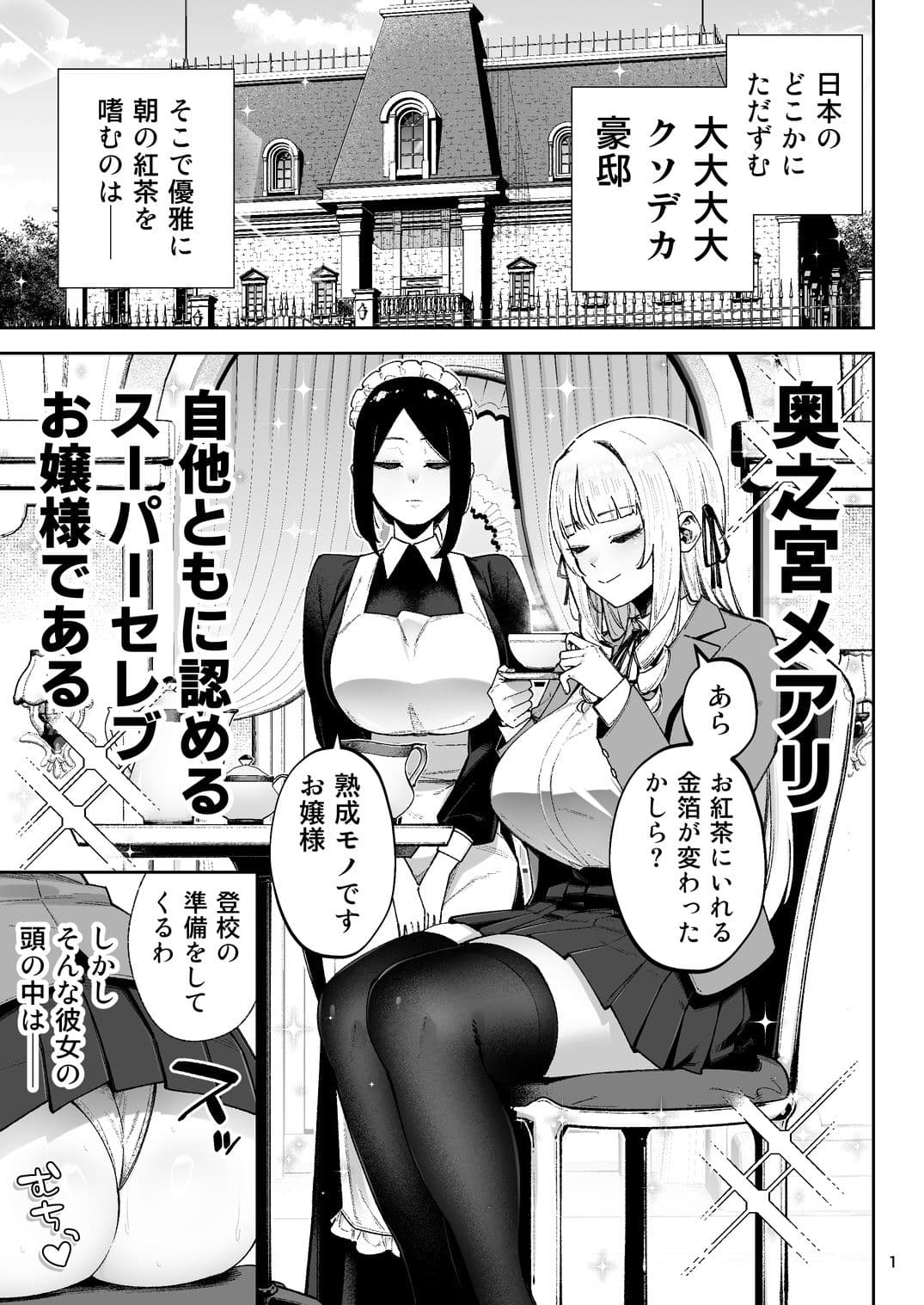 それゆけ、エロバカお嬢様! 〜セレブの私がデカチン庶民を手籠めにするのは当然です!〜 サンプル 1