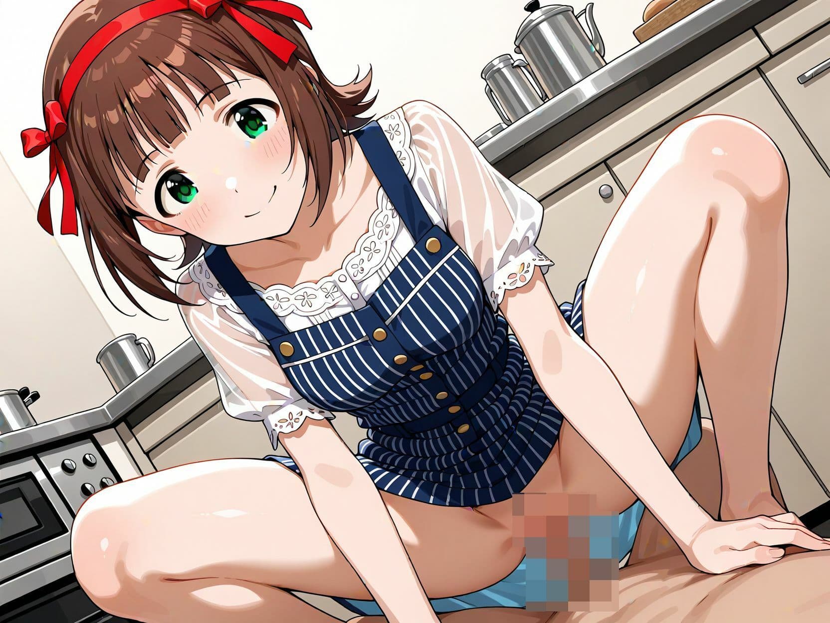 【高画質】ア〇マス 天〇春香【至福の種付け同棲】してみた サンプル 9