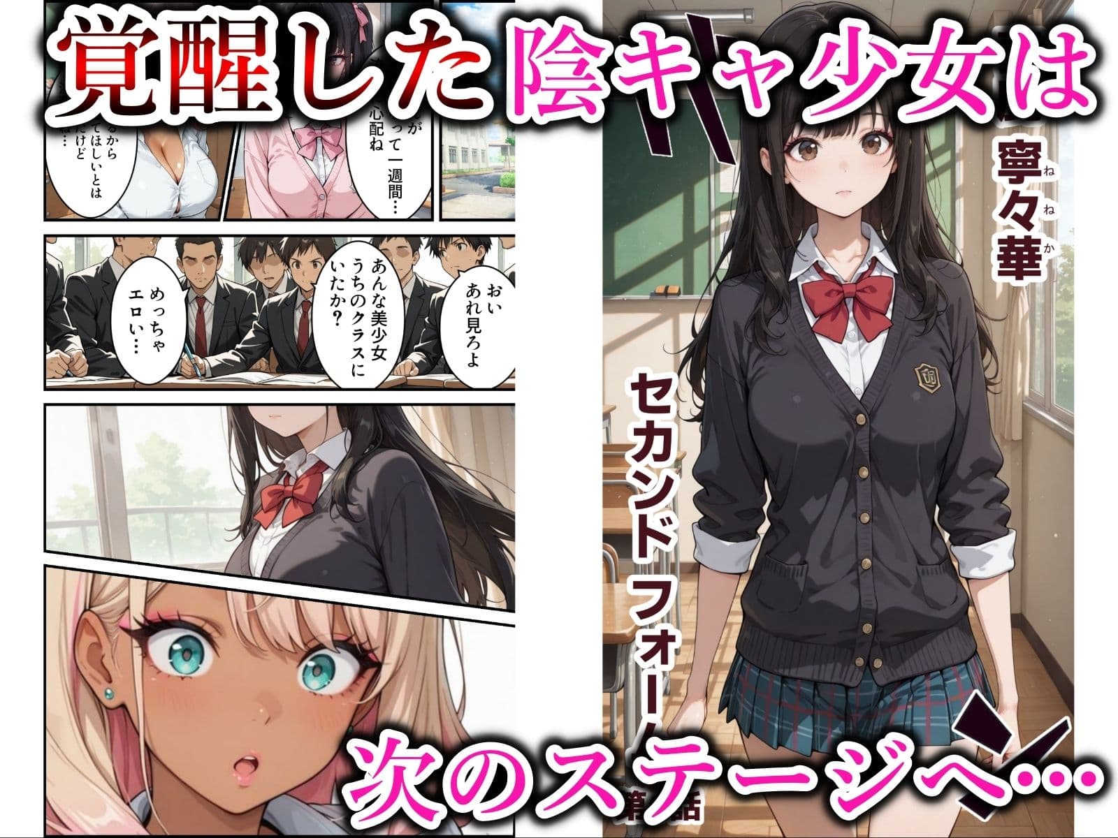 地味な爆乳陰キャがビッチギャルに堕ちる話 サンプル 5