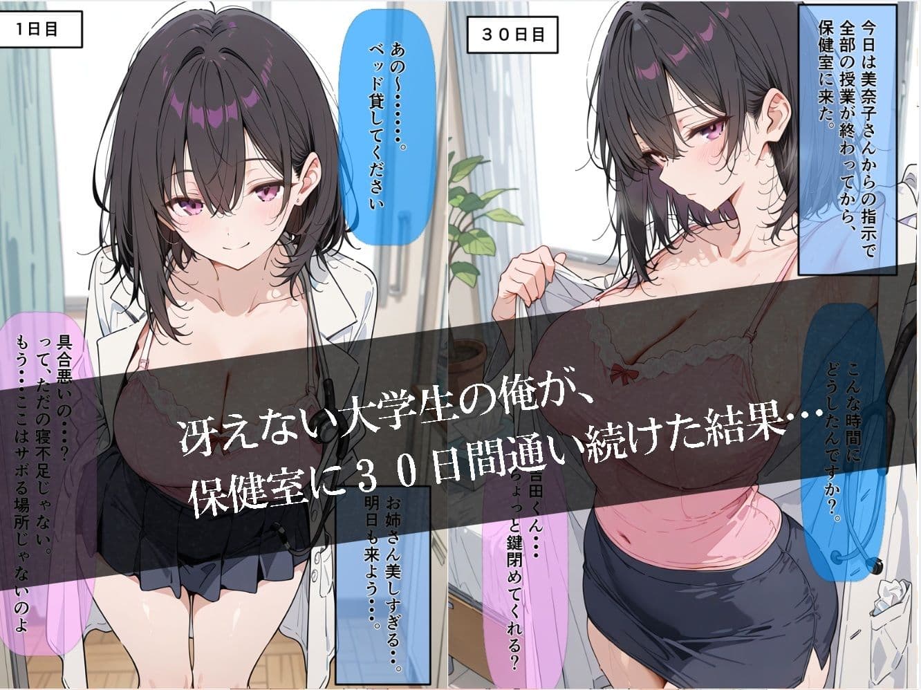 30日後にS〇Xする保健室の先生 サンプル 3